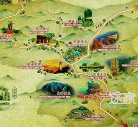 射洪景点地图(长沙景点地图)